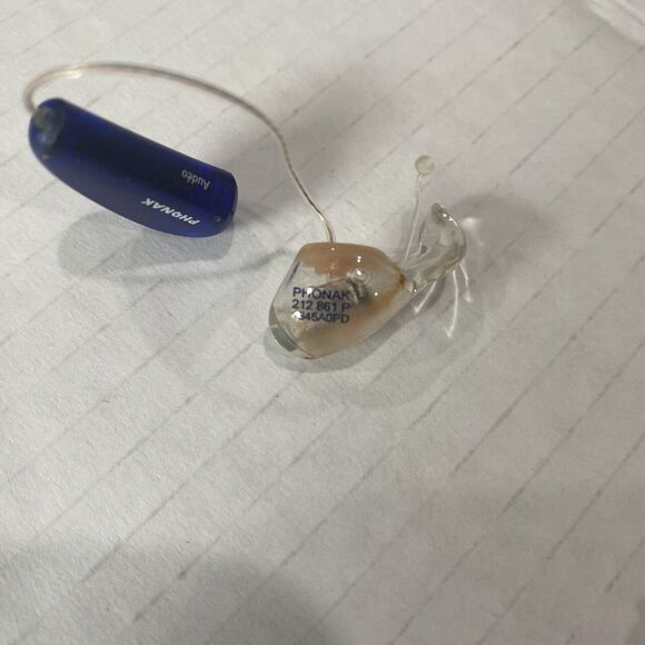 Phonak Audio Hearing Aids Left And Right 212 861 P With Zephyr Cleaning Box - Picture 5 of 13